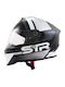 STR R1-eco Black Grey Motorcycle Helmet Full Face ECE 22.05
