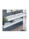 Sanitec Countertop without Sink Blue