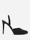 Luigi Pointed Toe Black Low Heels