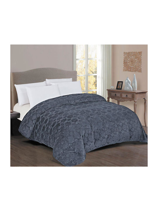 Dimcol Duvet Cover Single 160x220cm 1830 Gray