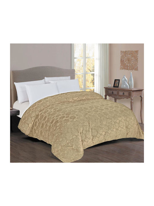 Dimcol Duvet Cover Single 160x220cm 1830 Beige