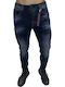 Ανδρικό Παντελόνι Τζιν με Slim Εφαρμογή Dark Blue