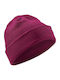 Beanie Unisex Σκούφος Πλεκτός σε Μωβ χρώμα