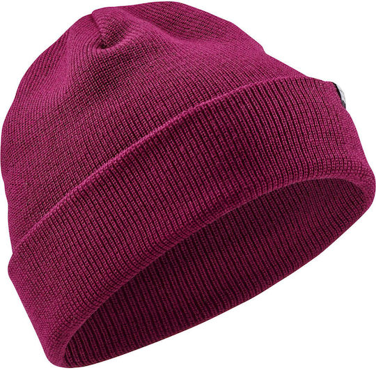 Beanie Unisex Σκούφος Πλεκτός σε Μωβ χρώμα