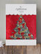 Rythmos Πετσέτα Προσώπου Christmas 50x90εκ. Κόκκινο Βάρους 500gr/m²
