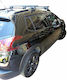 Menabo Car Roof Bars Aluminum for Peugeot 2008 4D 2013-2020 Set with Roof Rack Legs Black