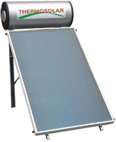 Thermosolar Ηλιακός Θερμοσίφωνας 120lt Glass Διπλής Ενέργειας 1.5τ.μ. Επιλεκτικός