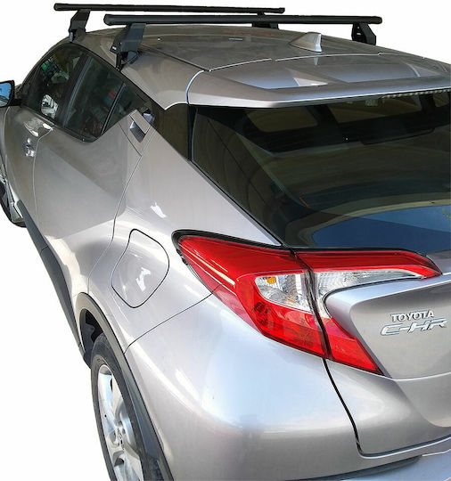 Menabo für Toyota C-HR (mit Dachträgerfüßen) Silber