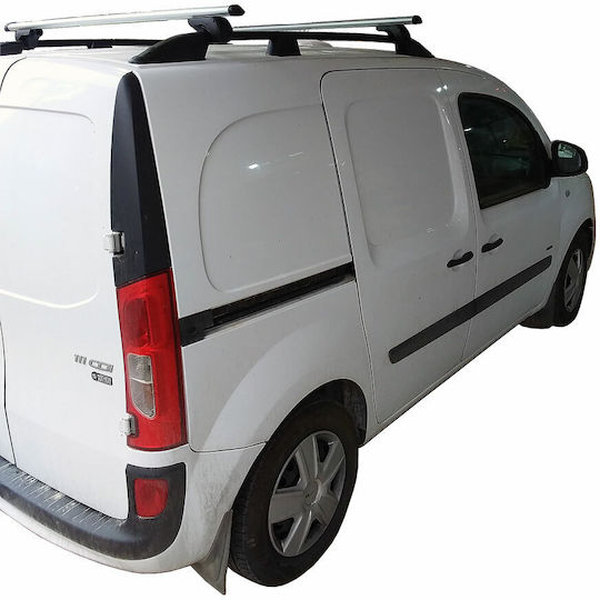 Menabo für Mercedes-Benz Citan (mit Dachträgerfüßen) Silber