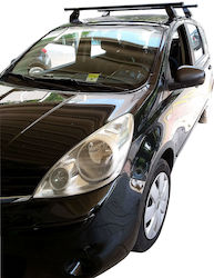 Menabo Car Roof Bars Steel for Nissan Note 2004-2012 Silver