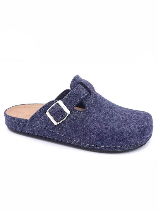 Comfort Way Shoes Men's Slipper Blue