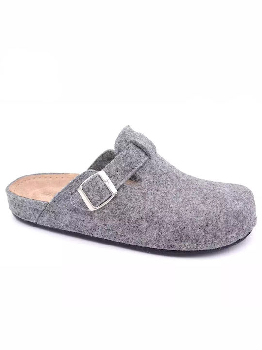 Comfort Way Shoes Papuci bărbați iarna Gray