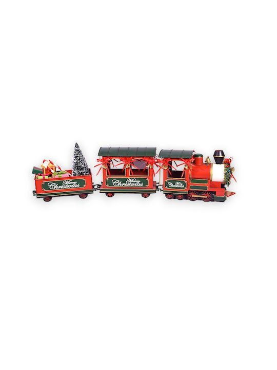 SP Souliotis Christmas Metal Figure Train Height 70cm
