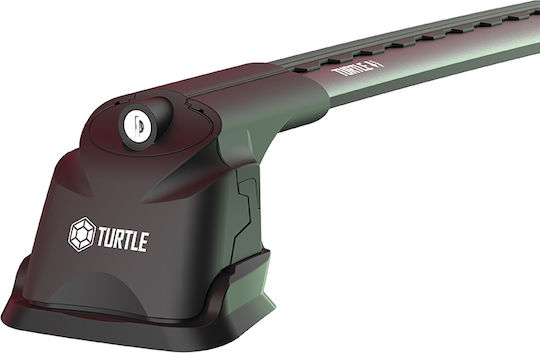 Turtle Roof Bars Aluminum Air3 (with Roof Rack Legs) Black