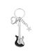 Tatu Moyo Handmade Keychain Metallic White