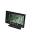 Tabletop Digital Clock LCD with Alarm Clock Green G5570GR