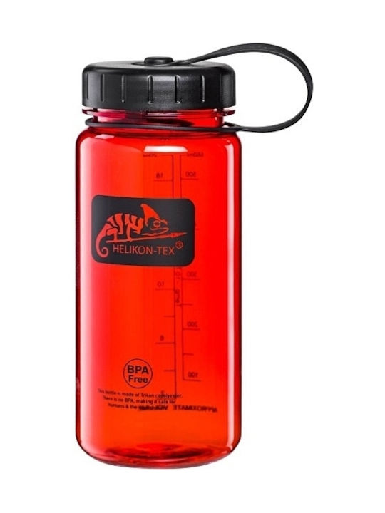 Helikon Tex Water Bottle Plastic 550ml Red