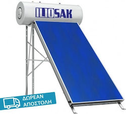 ILIOsak Tinox Ηλιακός Θερμοσίφωνας 120lt Glass Διπλής Ενέργειας 2τ.μ. Επιλεκτικός