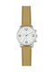 Arabians Men's Watch 43mm Battery with Beige Leather Strap