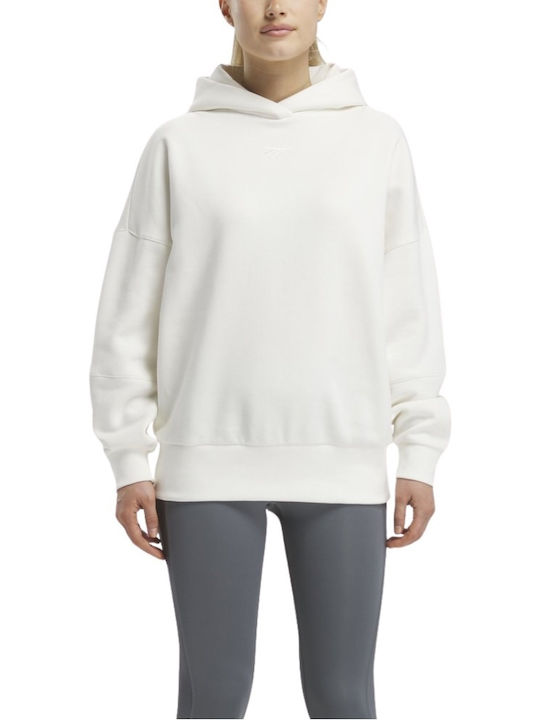 Reebok Women's Hooded Sweatshirt WHITE