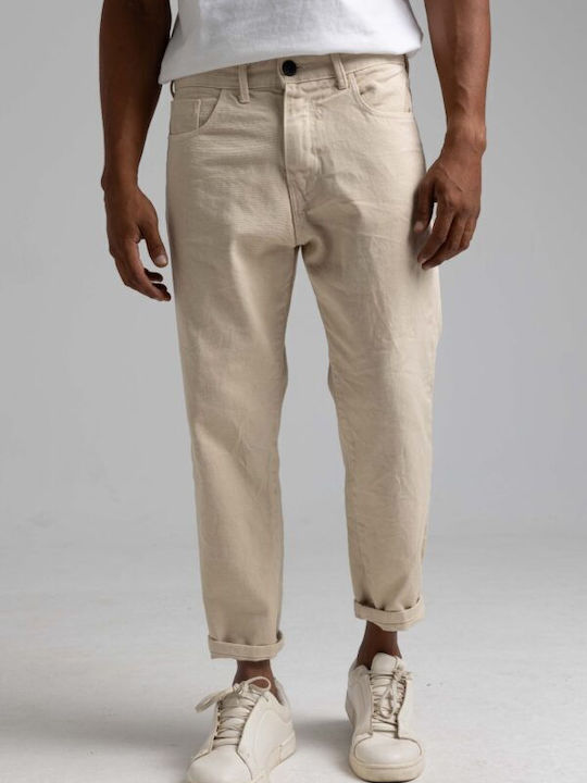 Cosi Jeans Men's Trousers Chino in Slim Fit white