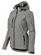 Malfini Women's Hiking Short Sports Softshell Jacket Waterproof and Windproof for Winter Gray