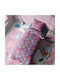 Dimcol Κουβέρτα Fleece Φωσφορίζουσα Ροζ 160x220εκ.