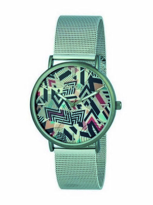 Snooz Men's Watch 40mm Battery with Silver Metal Bracelet