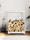 vidaXL Hölzernes Regal Holzlagerung 76.5x40x108cm