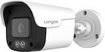 Longse CCTV Surveillance Waterproof Camera 4K with Microphone and Lens 2.8mm White