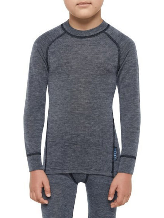 Thermowave Kids Thermal Top Gray