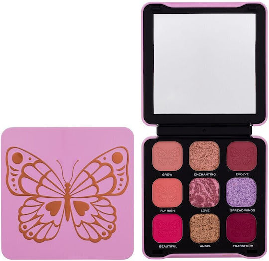 Revolution Beauty Παλέτα με Σκιές Ματιών σε Στερεή Μορφή Butterfly 9.9gr
