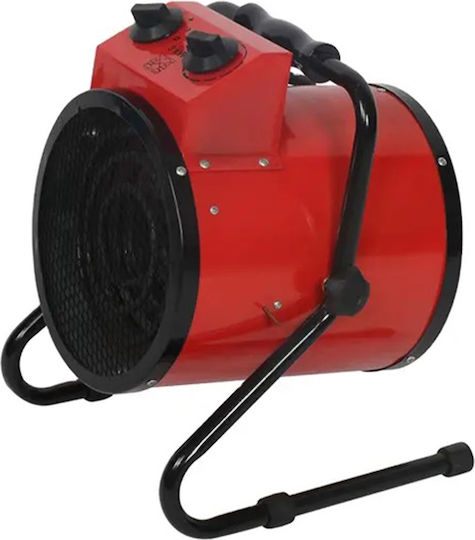 Fan Heater Room Floor Red 3000W