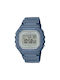 Casio Collection Uhr mit Blau Kautschukarmband
