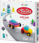 Hey Clay Happy Cars Children's Clay Set Multicolours