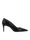 Leather Black Heels