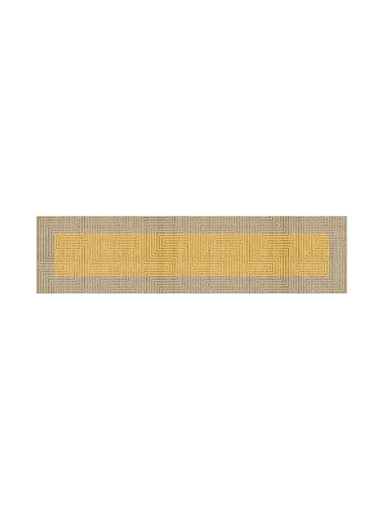 DKD Home Decor Rug Rectangular Yellow