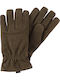Khaki Leder Handschuhe