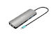 i-tec USB-C Metal Nano USB-C Docking Station με HDMI 4K PD Ethernet και σύνδεση 2 Οθονών Γκρι