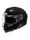 HJC F71 Metal Черен Каска За Мотор Full Face ECE 22.06 с Sunvisor
