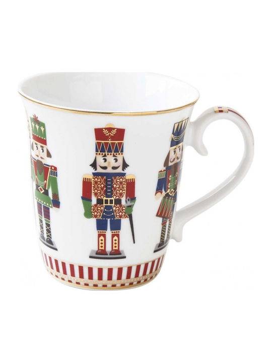 Marva Christmas Mug Porcelain White