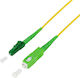 LogiLink Optical Fiber Cable SC/APC-LC/APC 15m Yellow