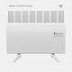 Atlantic F120 Konvektorheizung Wand 2500W mit elektronischem Thermostat und WiFi 90.9x46.1cm Weiß