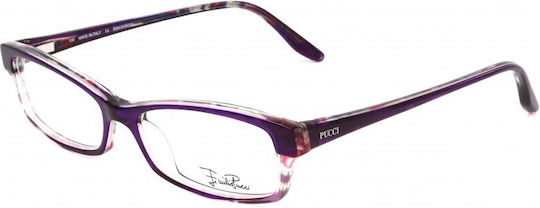 Emilio Pucci Damen Acetat Brillengestell Lila EP2649 500