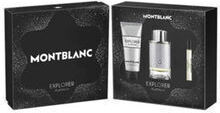 MontBlanc Explorer Platinum Herren Set mit Eau de Parfum und Duschgel 3Stück
