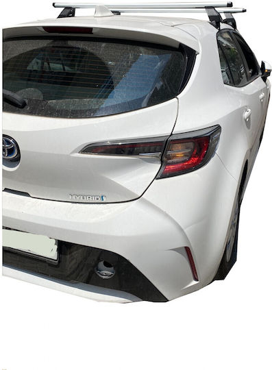 Menabo Autodachträger Aluminium für Toyota Corolla 2018+ mit Dachträgerfüßen Silber