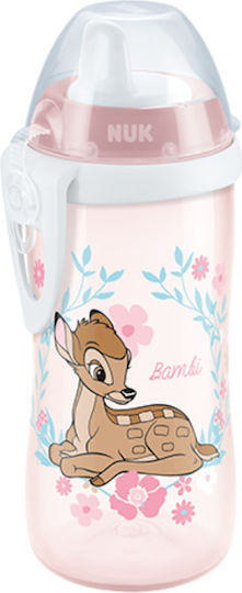 Nuk Kiddy Cup Εκπαιδευτικό Μπιμπερό Πλαστικό Ροζ για 12m+ 300ml