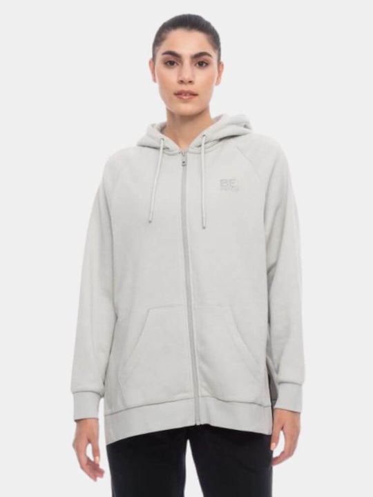 Be:Nation Women's Hooded Sweatshirt Gray