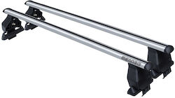 Menabo Roof Bars Aluminum Tema (with Roof Rack Legs) Silver