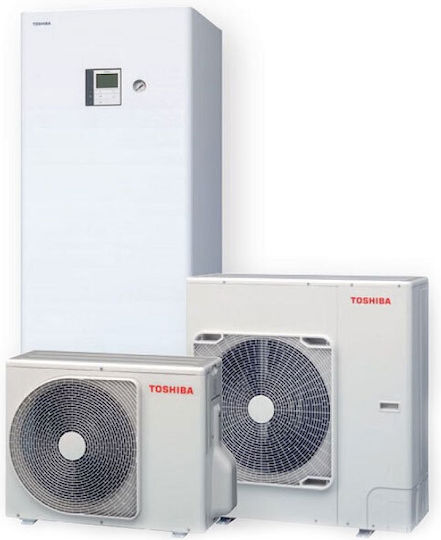 Toshiba Estia Wärmepumpe 6kW Dreiphasig 55°C Teilen